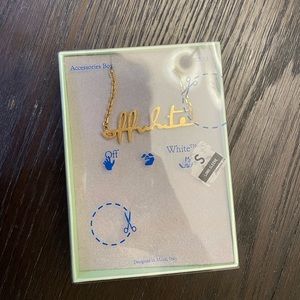 Off-White
Off-White Logo Plaque Necklace